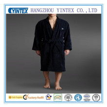 Men′s 100% Cotton Terry Cloth Light Weight Woven Bathrobe Robe